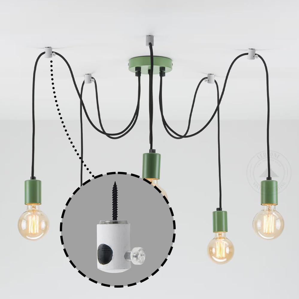 Ceiling Cable Hooks & Plate Hooks for Pendant Lights – 7 Styles