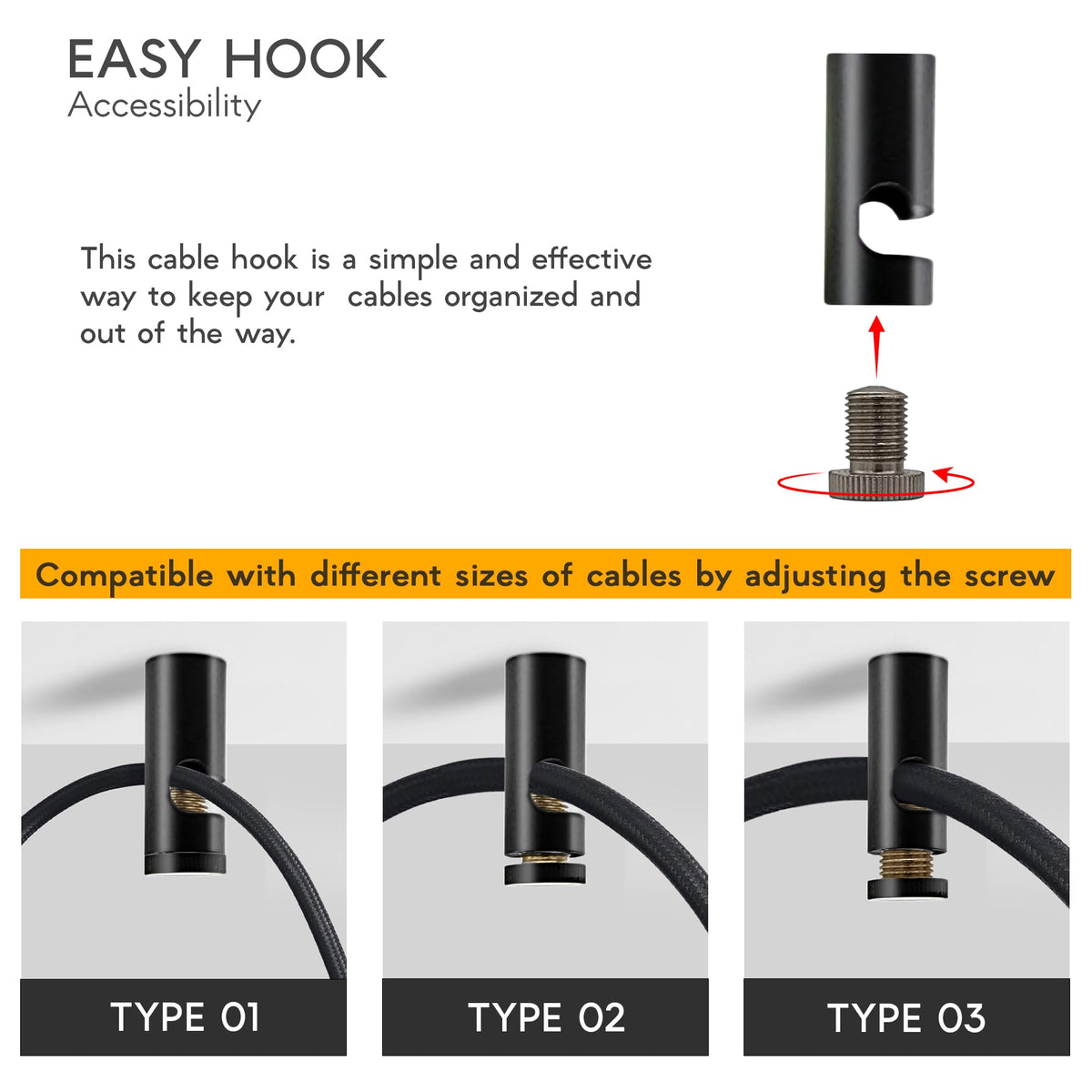 Ceiling Cable Hooks & Plate Hooks for Pendant Lights – 7 Styles - photo 8