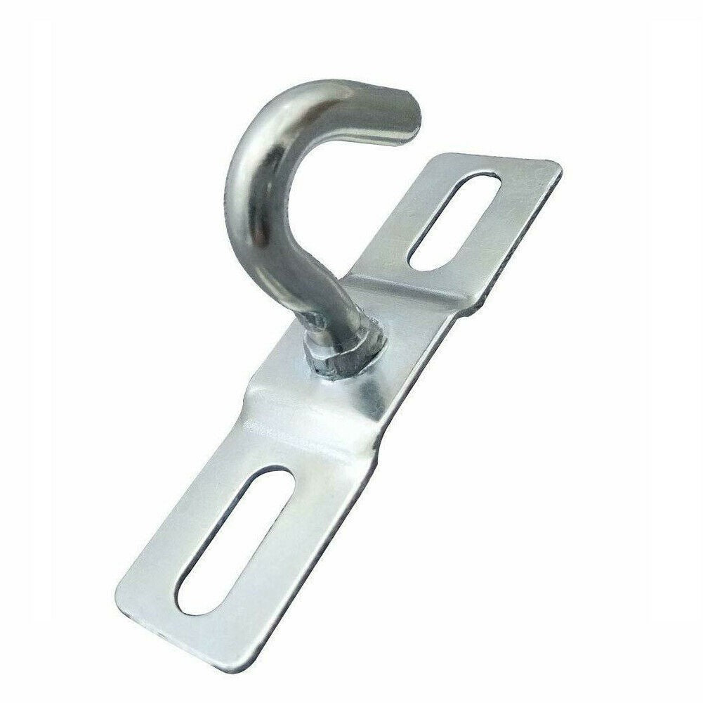 Ceiling Cable Hooks & Plate Hooks for Pendant Lights – 7 Styles - Satin Nickel, Strap Bracket Hook, Single