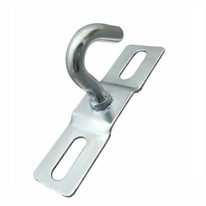 Ceiling Cable Hooks & Plate Hooks for Pendant Lights – 7 Styles - Satin Nickel, Strap Bracket Hook, Single