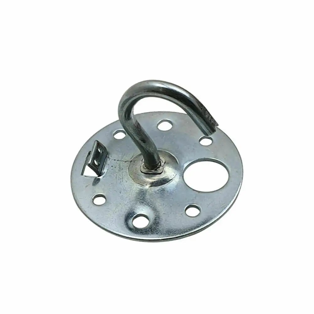 Ceiling Cable Hooks & Plate Hooks for Pendant Lights – 7 Styles - Satin Nickel, Large Plate Hook, Single