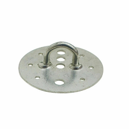 Ceiling Cable Hooks & Plate Hooks for Pendant Lights – 7 Styles - Satin Nickel, Plate Loop, Single