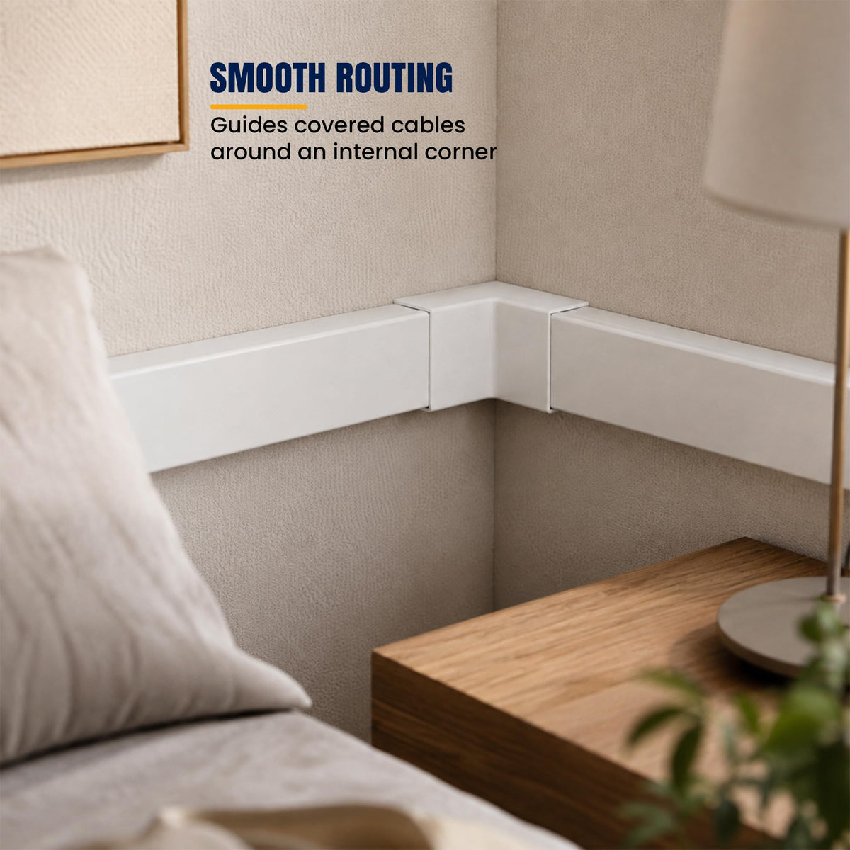 Cable Trunking Internal Corner – Pack of 5 - photo 2
