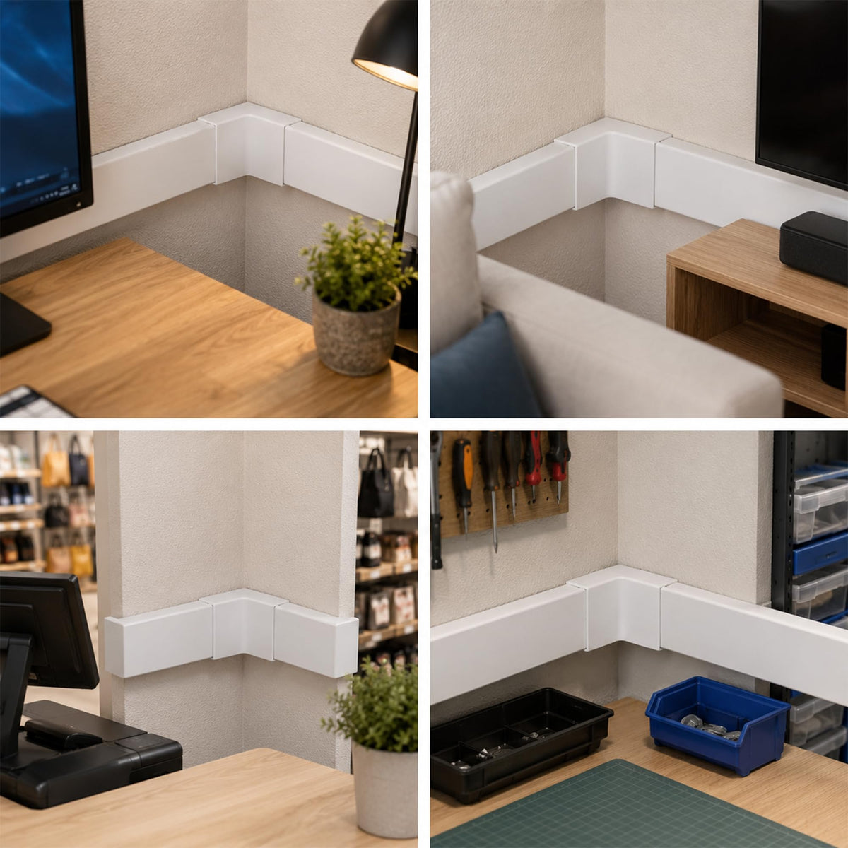 Cable Trunking Internal Corner – Pack of 5 - photo 5