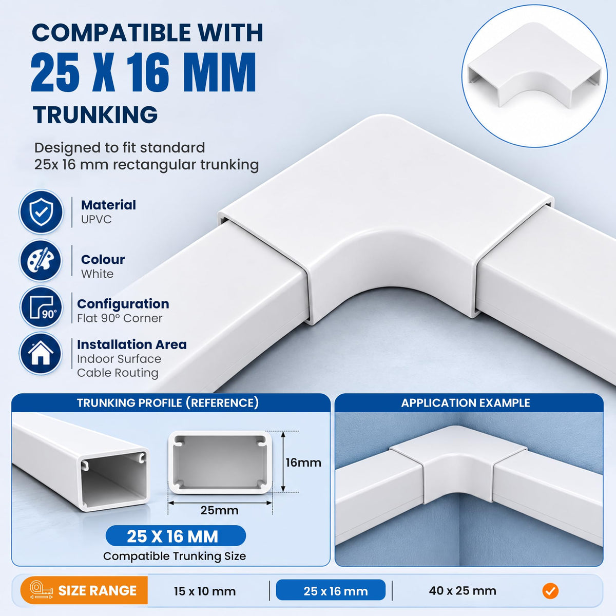 Cable Trunking L Connector - photo 7