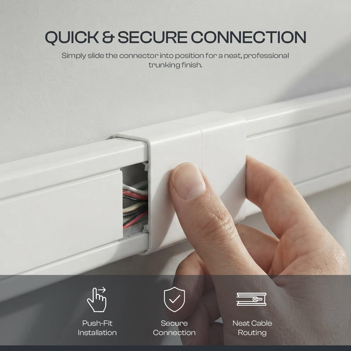 Cable Trunking Straight & T Connector - photo 13