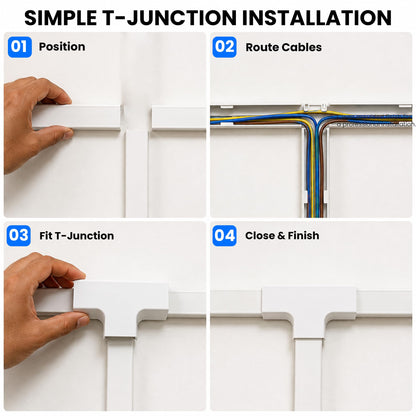 Cable Trunking Straight & T Connector - photo 5