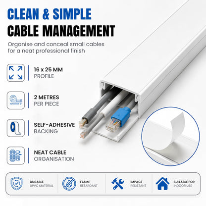 Cable Trunking System with Self Adhesive Cover - photo 7