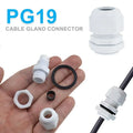 White cable conduit for electrical installations