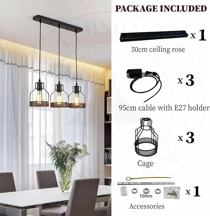 Cage Lamp Shade – Black – Model WCFSBC - photo 5