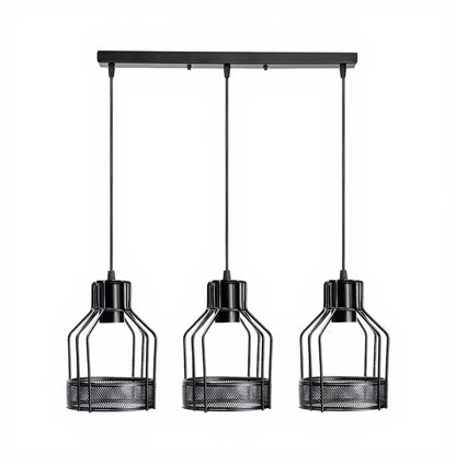 Cage Lamp Shade – Black – Model WCFSBC - WCFSBC, Black, Single