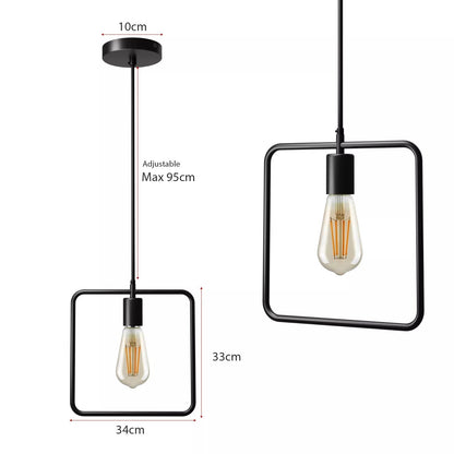 Cage Lamp Shade – Black – Model WCLR - photo 3