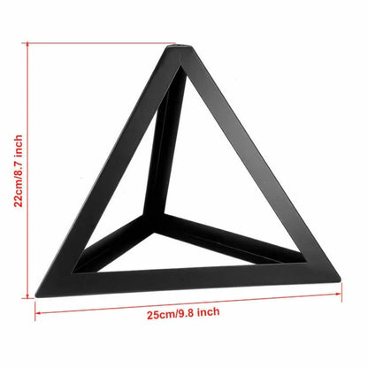 Triangle Cage Lamp Shade – Black, 25 cm