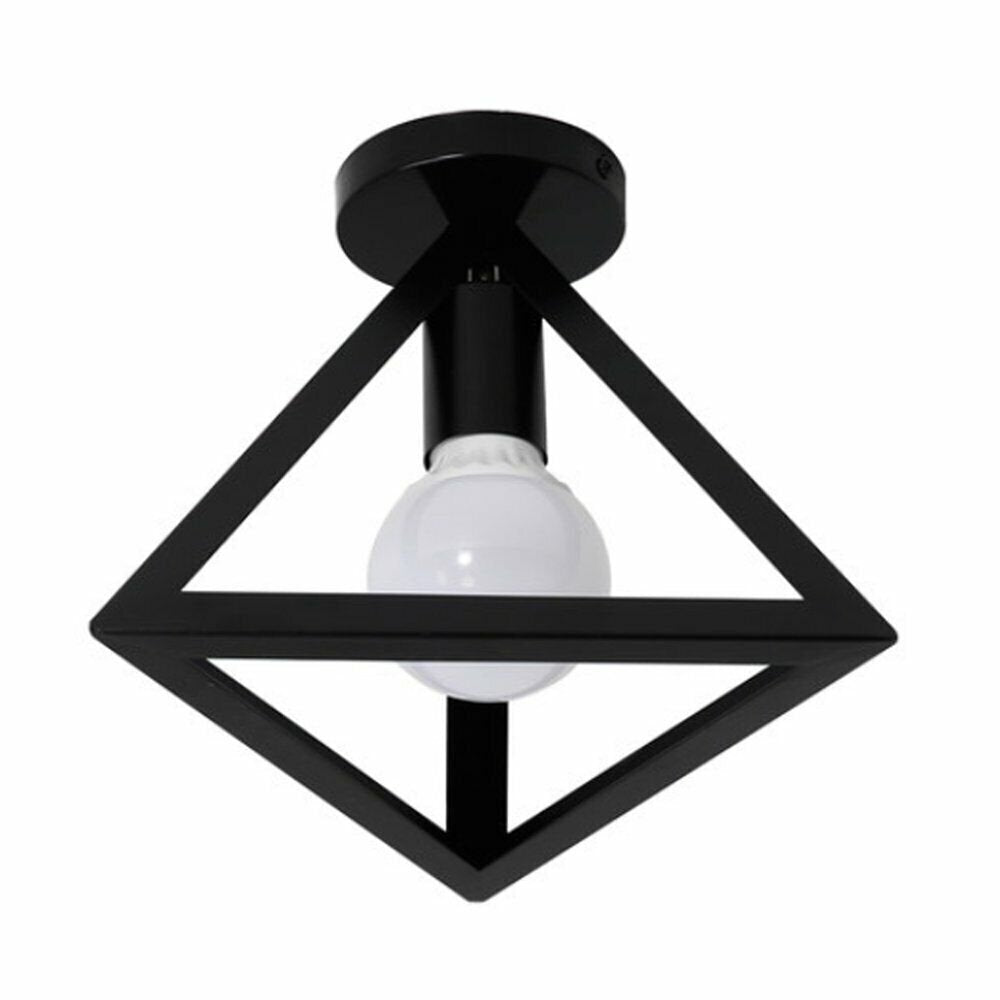 Triangle Cage Lamp Shade – Black, 25 cm - photo 8
