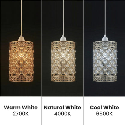 Gold Crystal Cage Lamp Shade – 10, 12 or 14 cm, Easy Fit - photo 8