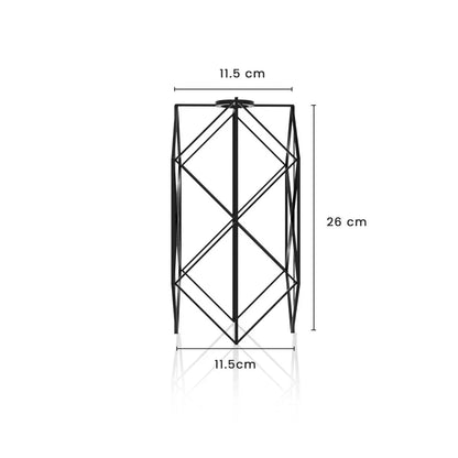 Hexagon Wire Cage Lamp Shade – Black or Copper, Easy Fit - photo 4