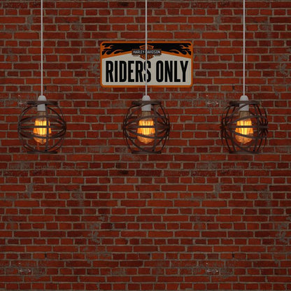 Banded Globe Cage Lamp Shade – Black or Copper, Easy Fit - photo 5