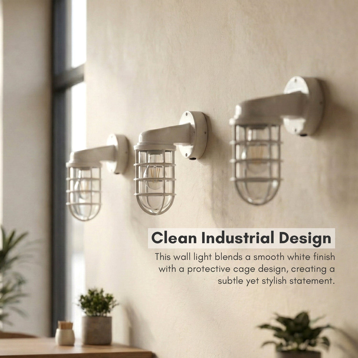 Nautical Cage Wall Light – 7 Colours, E27, Conduit Ready - photo 13