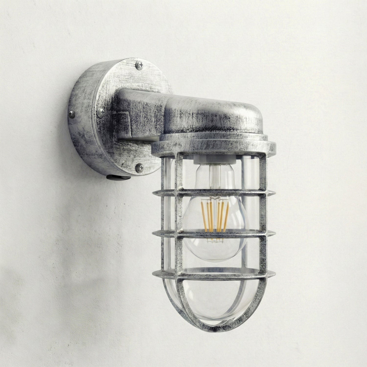 Nautical Cage Wall Light – 7 Colours, E27, Conduit Ready - photo 16