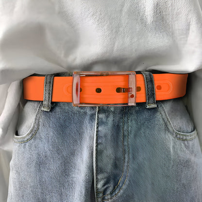 Silicone Stretch Belts, Pack of 2 – Two-Colour Pairs, Cut to Fit - photo 2