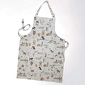 Patterned apron on a white background