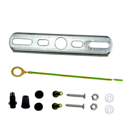 Ceiling Rose Fixing Bracket Kit – Bracket, Screws & Fittings - Standard, Single, 119 mm