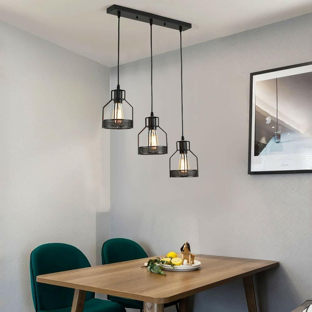 3-Light Cage Pendant – Bird, Triangle, Balloon, Woven or Crystal - photo 9