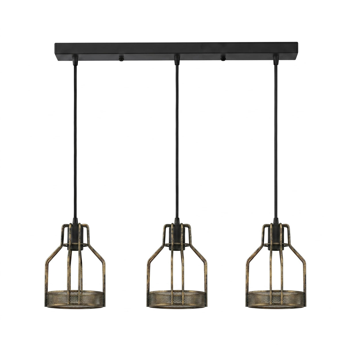 3-Light Cage Pendant – Bird, Triangle, Balloon, Woven or Crystal - photo 29