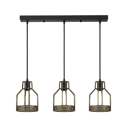 3-Light Cage Pendant – Bird, Triangle, Balloon, Woven or Crystal - photo 29