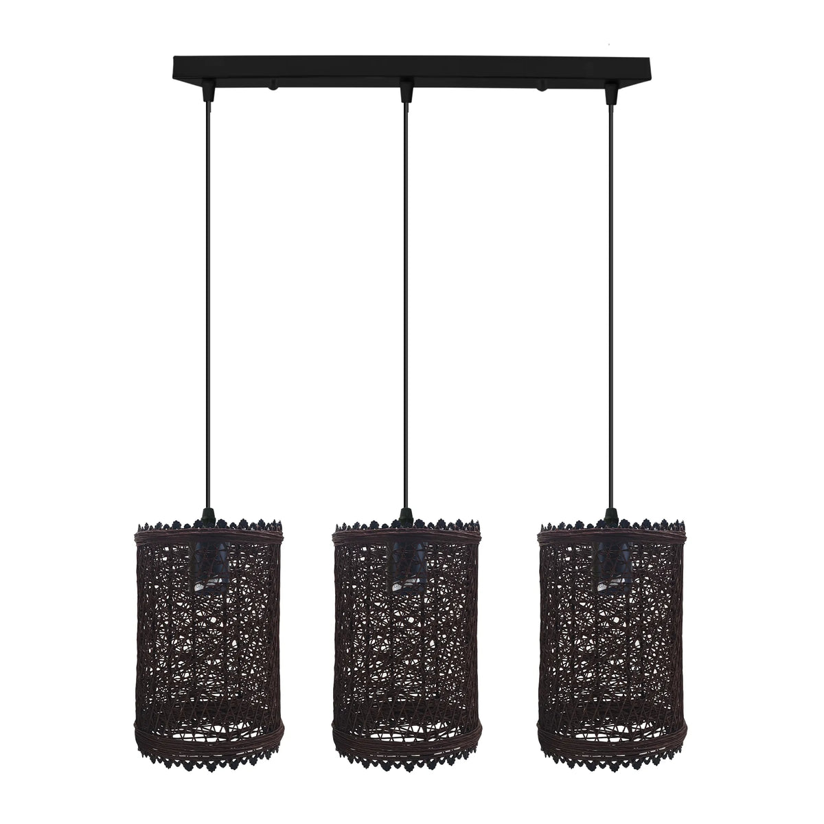 3-Light Cage Pendant – Bird, Triangle, Balloon, Woven or Crystal - photo 30