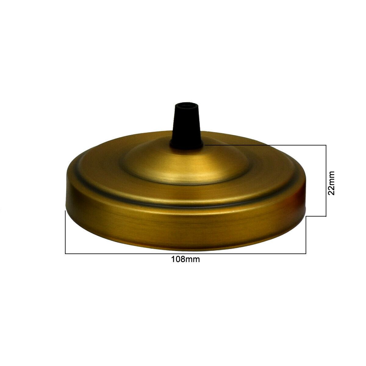 Side Fit Ceiling Roses – 100, 108 & 120 mm, 1 to 7 Outlets, 9 Colours - photo 14