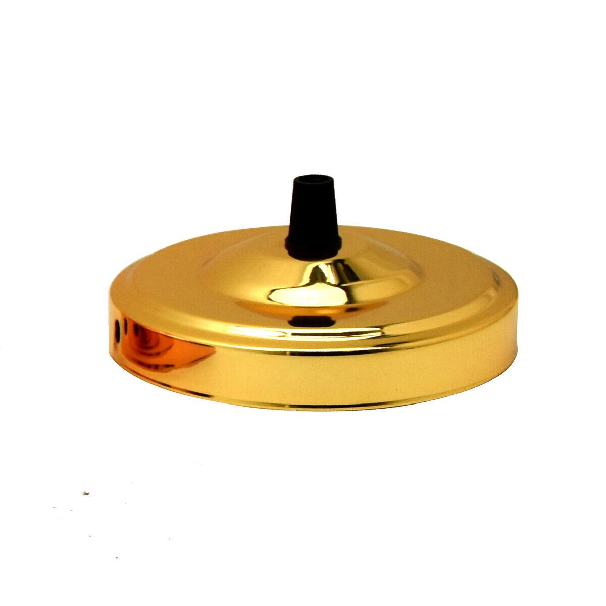 Side Fit Ceiling Roses – 100, 108 & 120 mm, 1 to 7 Outlets, 9 Colours - French Gold, 108 mm, Single