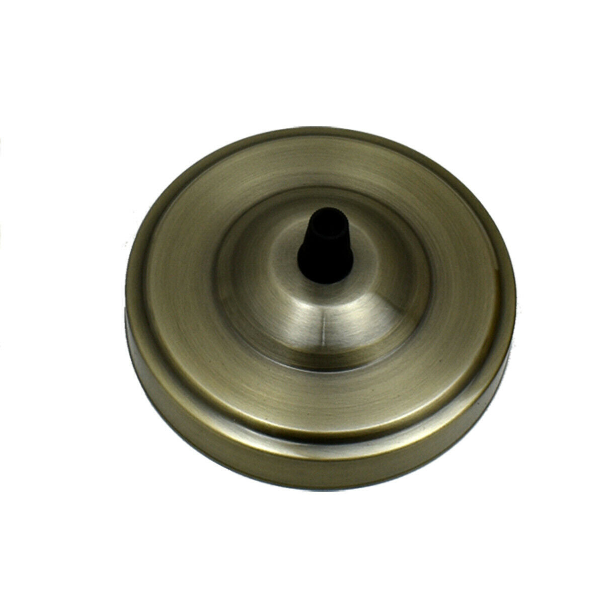 Side Fit Ceiling Roses – 100, 108 & 120 mm, 1 to 7 Outlets, 9 Colours - Green Brass, 108 mm, Single