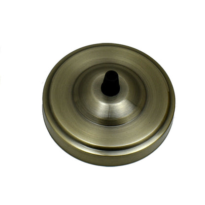 Side Fit Ceiling Roses – 100, 108 & 120 mm, 1 to 7 Outlets, 9 Colours - Green Brass, 108 mm, Single