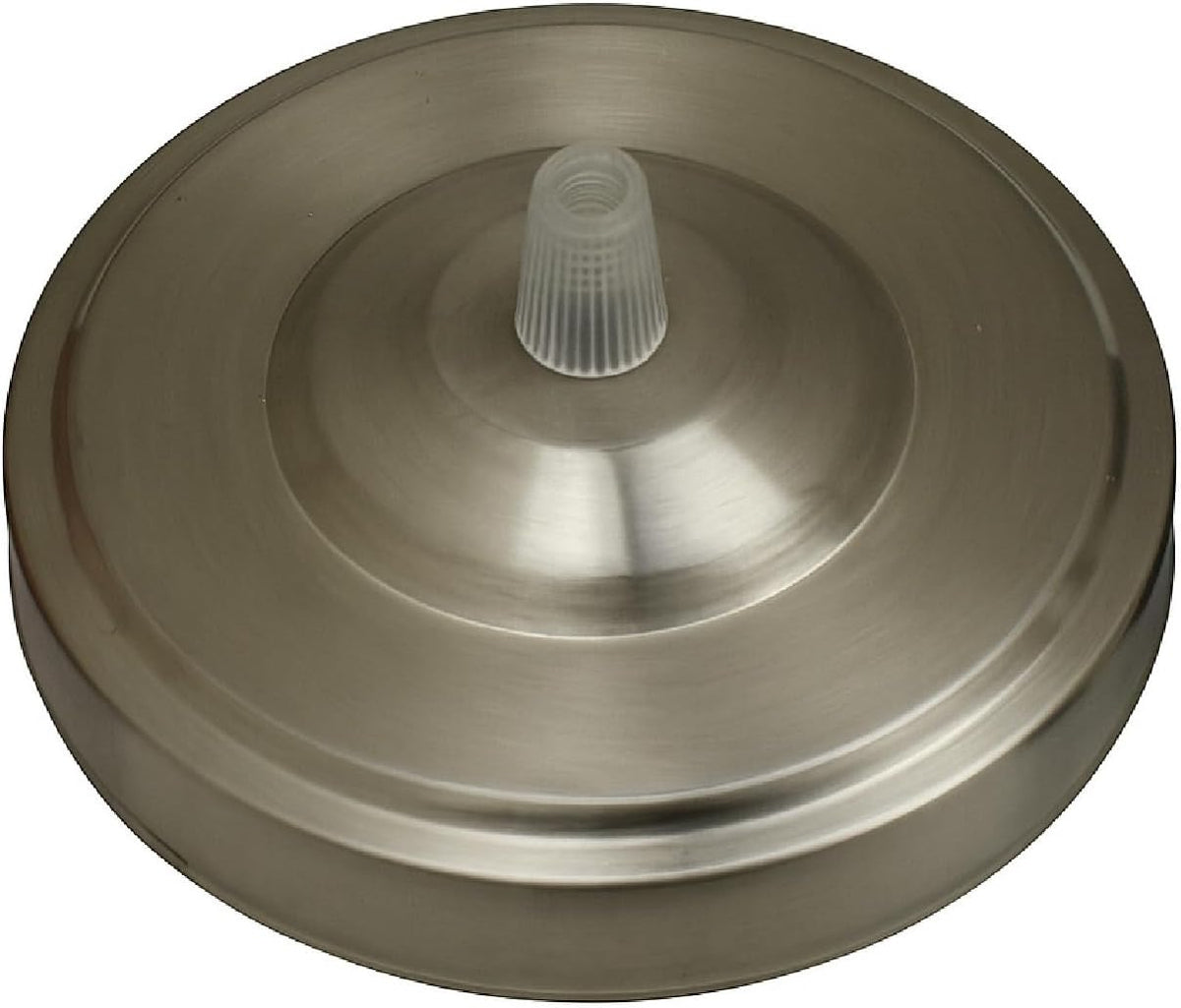 Side Fit Ceiling Roses – 100, 108 & 120 mm, 1 to 7 Outlets, 9 Colours - Satin Nickel, 108 mm, Single