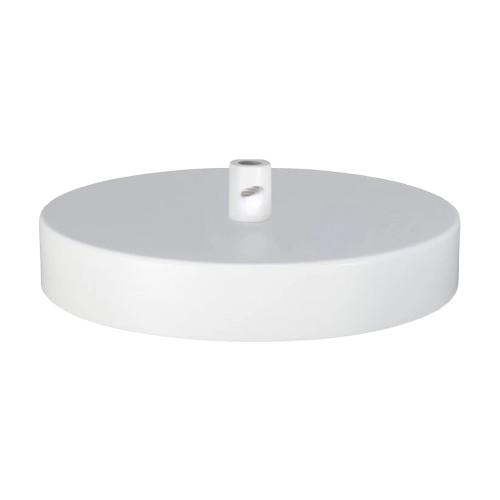 Side Fit Ceiling Roses – 100, 108 & 120 mm, 1 to 7 Outlets, 9 Colours - White, 100 mm, Single