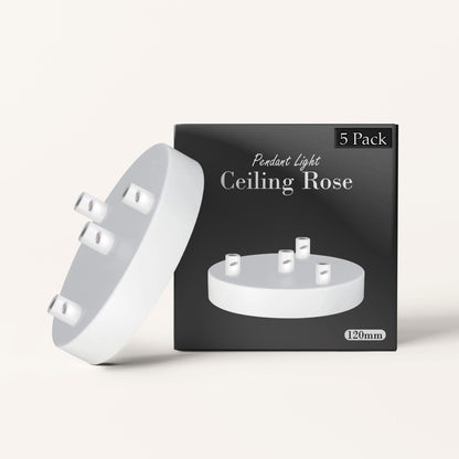 Side Fit Ceiling Roses – 100, 108 & 120 mm, 1 to 7 Outlets, 9 Colours - photo 70