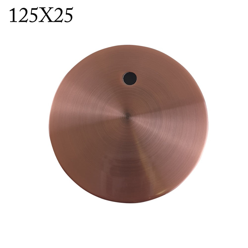 Side Fit Ceiling Roses – 120 to 220 mm, Up to 9 Outlets - Copper, 125 mm, Single