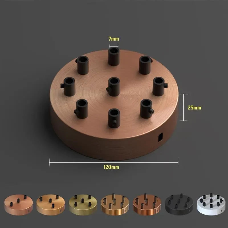 Side Fit Ceiling Roses – 120 to 220 mm, Up to 9 Outlets - photo 35