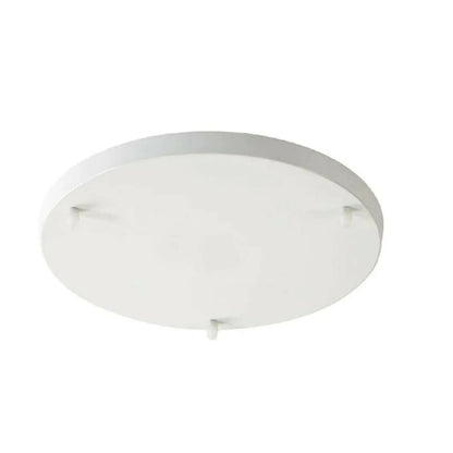 Side Fit Ceiling Roses – 120 to 220 mm, Up to 9 Outlets - White, 200 mm 3 Outlet, Single