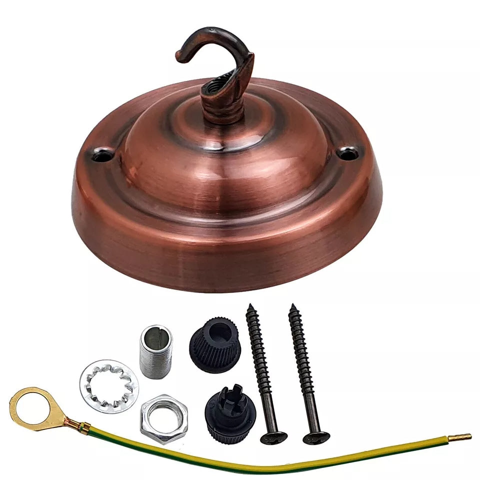 Flat Fit Ceiling Rose 100-200 mm – Hook, Bell & Square Styles - photo 49