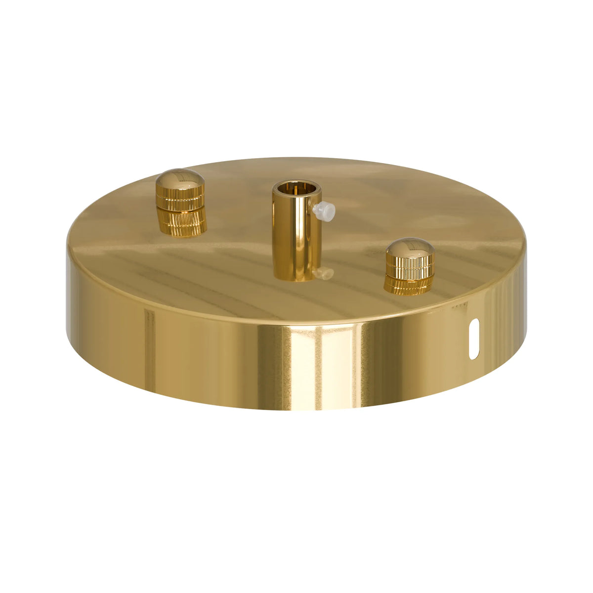 Flat Fit Ceiling Rose 100-200 mm – Hook, Bell & Square Styles - French Gold, 100 mm, Single