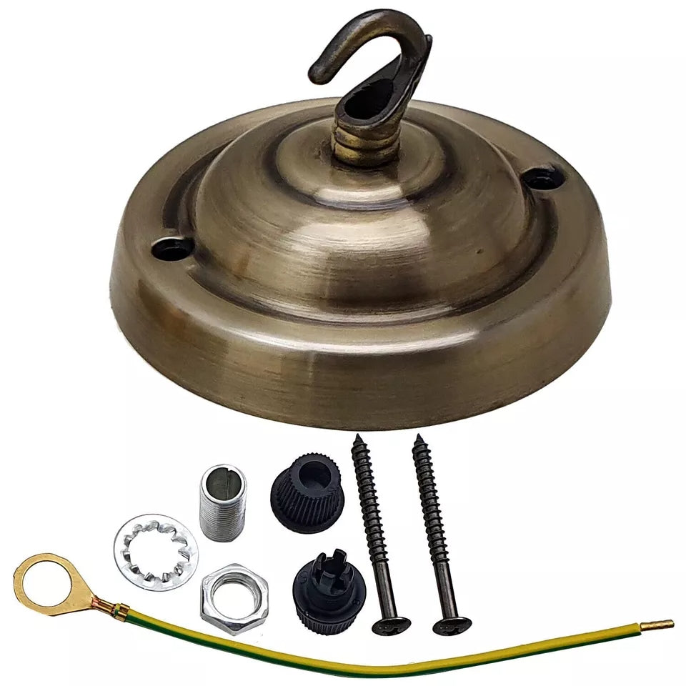 Flat Fit Ceiling Rose 100-200 mm – Hook, Bell & Square Styles - photo 51