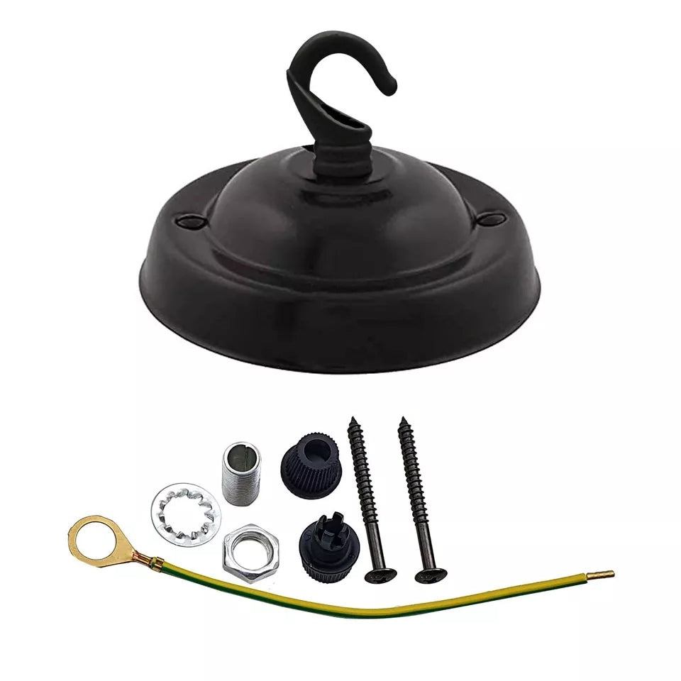 Flat Fit Ceiling Rose 100-200 mm – Hook, Bell & Square Styles - photo 47