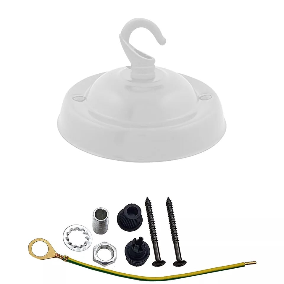 Flat Fit Ceiling Rose 100-200 mm – Hook, Bell & Square Styles - photo 52
