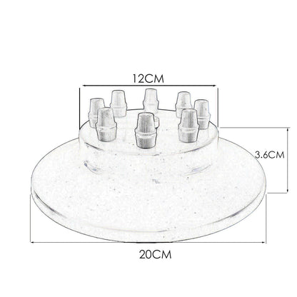 Flat Fit Ceiling Roses & Bars – 65 mm to 500 mm, Up to 9 Outlets - photo 3