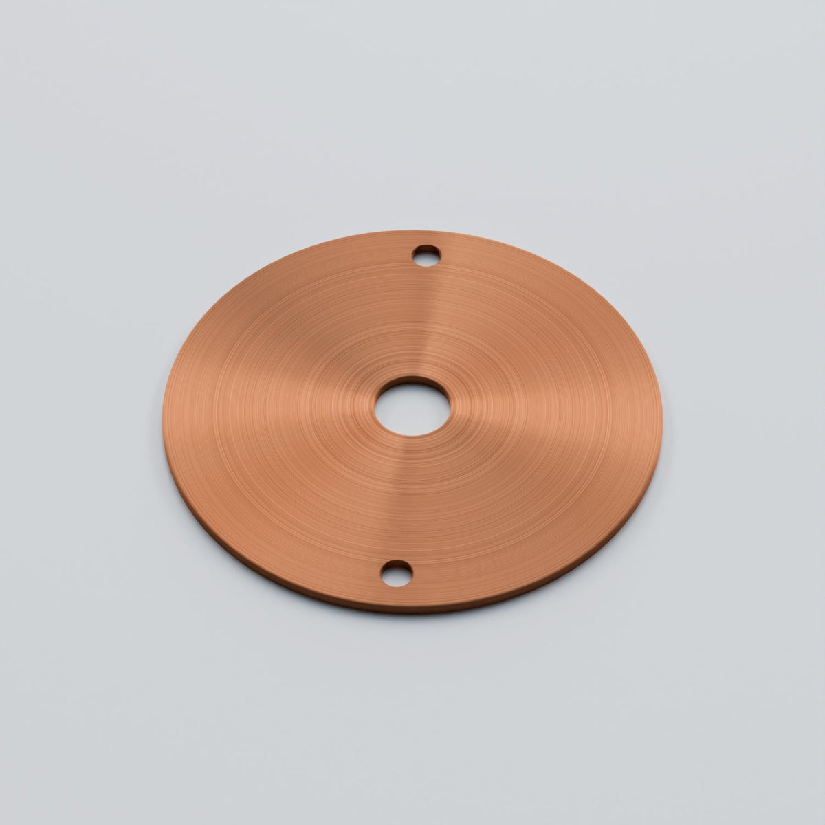 Flat Fit Ceiling Roses & Bars – 65 mm to 500 mm, Up to 9 Outlets - Copper, 65 mm Cover Plate, Single