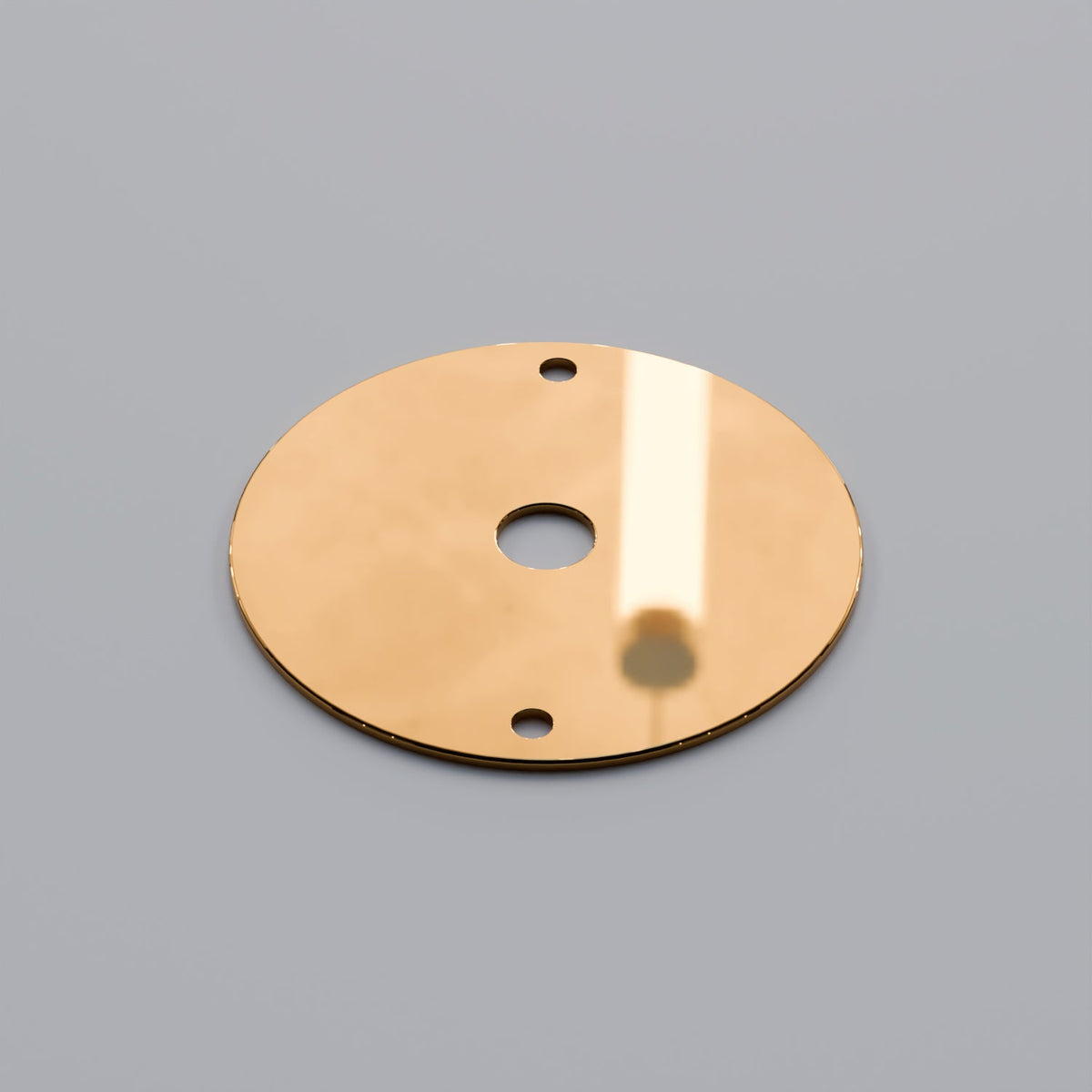 Flat Fit Ceiling Roses & Bars – 65 mm to 500 mm, Up to 9 Outlets - French Gold, 65 mm Cover Plate, Single