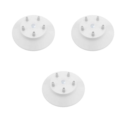 Flat Fit Ceiling Roses & Bars – 65 mm to 500 mm, Up to 9 Outlets - White, 200 mm 5 Outlet, Pack of 3