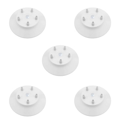 Flat Fit Ceiling Roses & Bars – 65 mm to 500 mm, Up to 9 Outlets - White, 200 mm 5 Outlet, Pack of 5